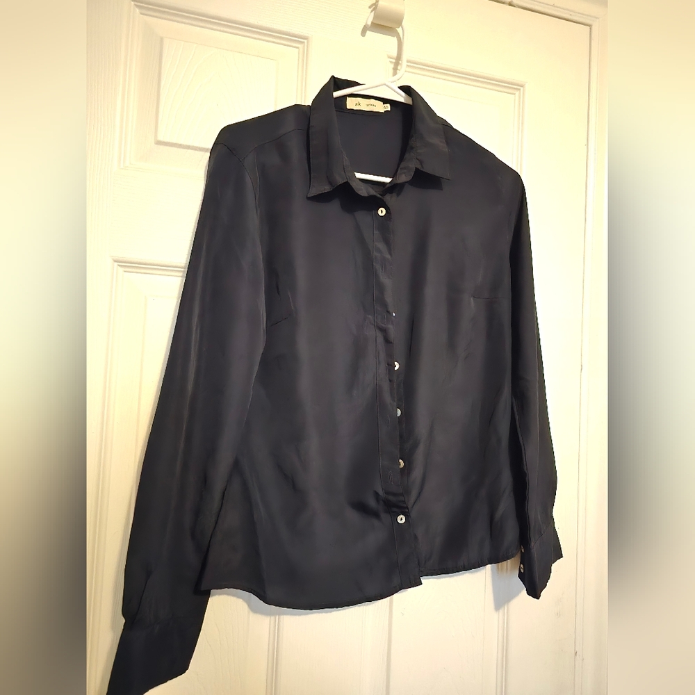 Urban Mix LA Black Button Down Shirt Professional